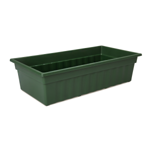 Купить Ящик для рассады и цветов "Домашняя грядка" темно-зеленый 430x220x115 от производителя Материя Пластика