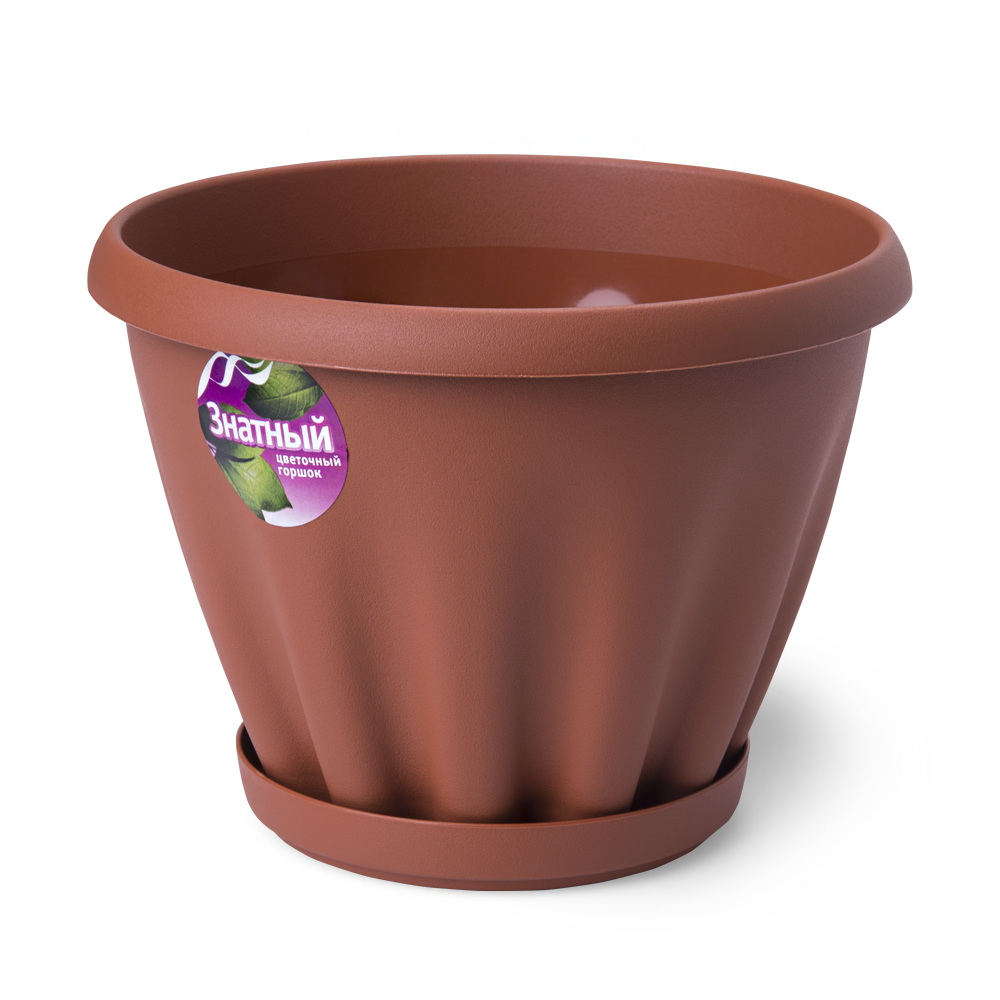 Купить Горшок цветочный "Знатный" от производителя Материя Пластика